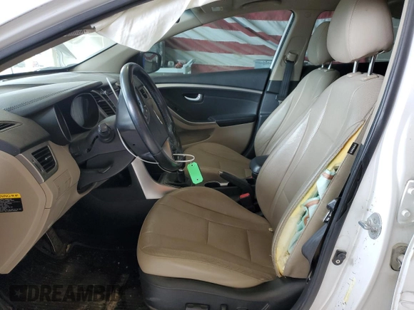 2014 Hyundai Elantra GT with VIN KMHD35LH1EU165767, listed as a Copart auction lot 53121305 with 111,523 mi miles and Salvage Title. Bid and sale history available at carsss.com. Image 7.