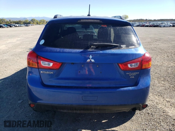 2015 Mitsubishi Outlander Sport 2.4 GT with VIN 4A4AR4AW7FE029018, listed as a Copart auction lot 78510264 with 183,436 mi miles and Salvage Title. Bid and sale history available at carsss.com. Image 6.