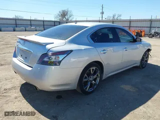 2014 Nissan Maxima 3.5 SV w/Sport Pkg with VIN 1N4AA5AP9EC474275, listed as a IAAI auction lot 41741681 with 128,480 mi miles. Bid and sale history available at carsss.com. Image 4.