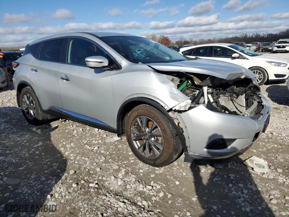 2017 Nissan Murano Platinum with VIN 5N1AZ2MH3HN164861, listed as a Copart auction lot 81798224 with 127,230 mi miles and Salvage Title. Bid and sale history available at carsss.com. Image 4.