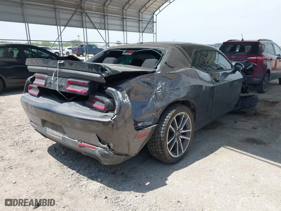 2023 Dodge Challenger R/T with VIN 2C3CDZBT6PH621265, listed as a IAAI auction lot 41959159 with 17,454 mi miles. Bid and sale history available at carsss.com. Image 4.