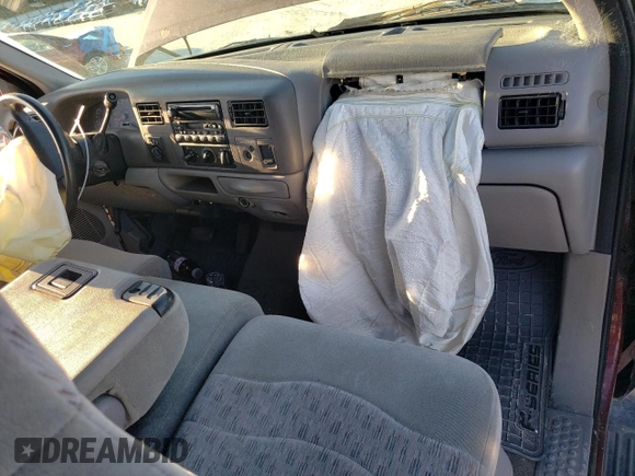 2000 Ford F-250 XL with VIN 1FTNX21L6YEE29549, listed as a Copart auction lot 74982324 with 133,883 mi miles and Salvage title. Bid and sale history available at DreamBid. Image 8.