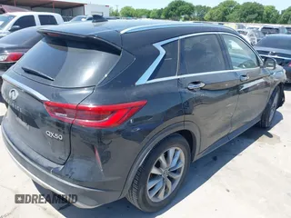 2019 Infiniti QX50 Luxe with VIN 3PCAJ5M13KF130893, listed as a IAAI auction lot 42023240 with 58,612 mi miles and . Bid and sale history available at DreamBid. Image 4.