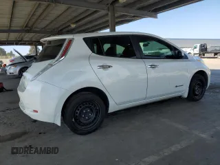 2015 Nissan LEAF S with VIN 1N4AZ0CP0FC329622, listed as a Copart auction lot 53192495 with 78,657 mi miles and Clean Title. Bid and sale history available at carsss.com. Image 3.