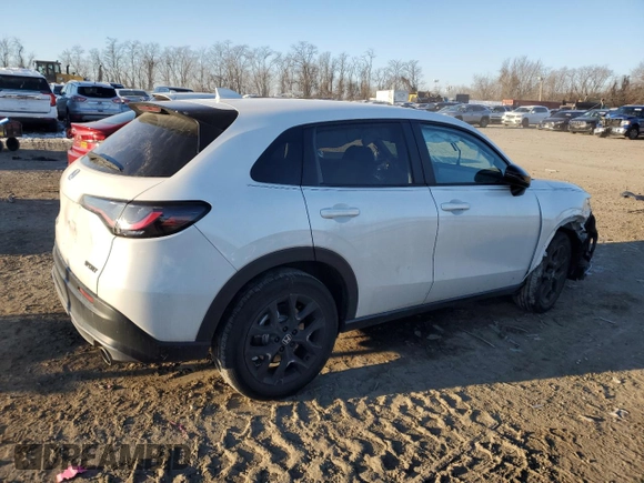 2024 Honda HR-V Sport with VIN 3CZRZ2H52RM754031, listed as a Copart auction lot 87553245 with 30,078 mi miles and Salvage Title. Bid and sale history available at carsss.com. Image 3.