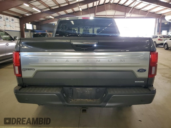2018 Ford F-150 XL with VIN 1FTEW1EG1JFA53305, listed as a Copart auction lot 55466995 with 213,217 mi miles and Clean Title. Bid and sale history available at carsss.com. Image 6.