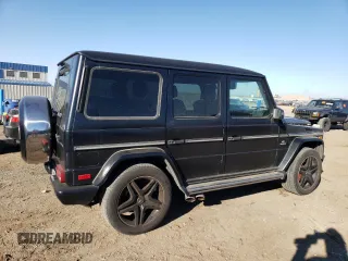 2015 Mercedes-Benz G-Class G 63 AMG with VIN WDCYC7DF5FX233898, listed as a Copart auction lot 83685194 with 66,203 mi miles and Salvage Title. Bid and sale history available at carsss.com. Image 3.