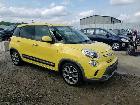 2014 FIAT 500L Trekking with VIN ZFBCFADH3EZ013560, listed as a Copart auction lot 58624435 with 161,669 mi miles and Non repairable. Bid and sale history available at DreamBid. Image 13.