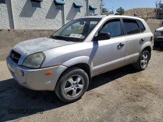 2005 Hyundai Tucson GL with VIN KM8JM12B25U241969, listed as a Copart auction lot 53461165 with 216,197 mi miles and Salvage Title. Bid and sale history available at carsss.com. Image 1.