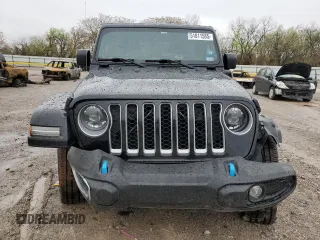 2023 Jeep Wrangler Sahara z VIN 1C4JJXP62PW514489, wystawiony jako Copart lot #51811585 z przebiegiem 39 174 mil mil oraz Szkoda całkowita • Salvage title. Historia ofert i sprzedaży dostępna na DreamBid. Obrazek 5.