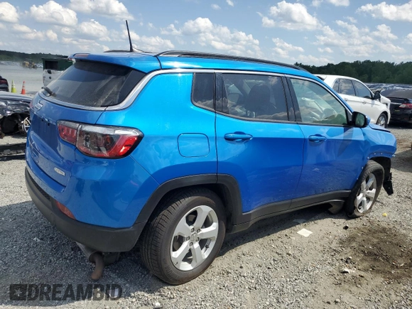 2021 Jeep Compass Latitude with VIN 3C4NJDBB1MT584118, listed as a Copart auction lot 55926585 with 89,454 mi miles and Salvage title. Bid and sale history available at DreamBid. Image 3.
