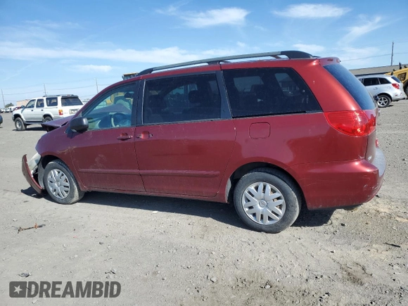 2006 Toyota Sienna CE with VIN 5TDZA23C66S463871, listed as a Copart auction lot 54743775 with 236,794 mi miles and Salvage Title. Bid and sale history available at DreamBid. Image 2.