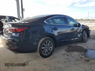 2020 Mazda 6 Sport with VIN JM1GL1UM5L1525756, listed as a Copart auction lot 46450495 with 53,741 mi miles and Salvage Title. Bid and sale history available at DreamBid. Image 3.