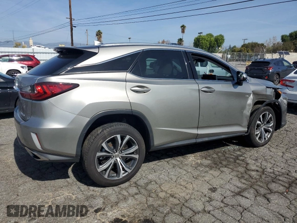 2017 Lexus RX with VIN 2T2ZZMCA9HC083871, listed as a Copart auction lot 45741825 with 35,161 mi miles and Salvage Title. Bid and sale history available at carsss.com. Image 3.