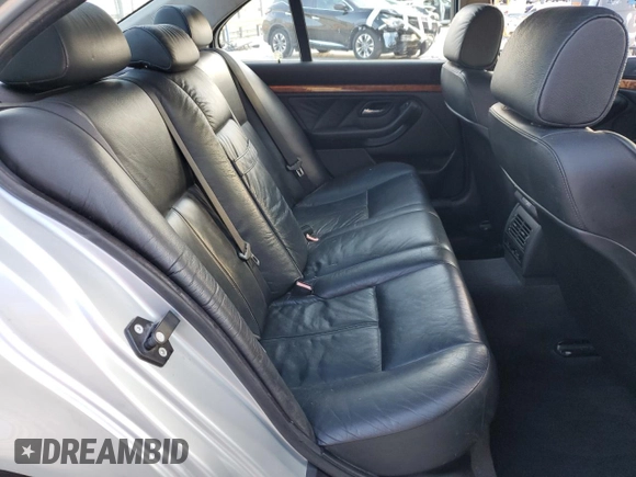 1998 BMW 5 Series 540i with VIN WBADE5327WBV93735, listed as a Copart auction lot 85789824 with 377,552 mi miles and Salvage Title. Bid and sale history available at DreamBid. Image 11.