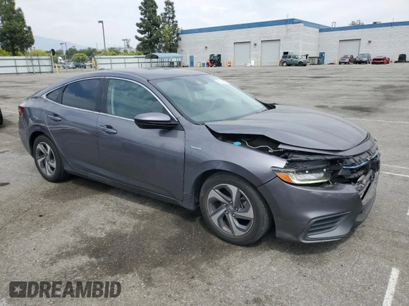 2019 Honda Insight LX with VIN 19XZE4F10KE016855, listed as a Copart auction lot 53174855 with 88,073 mi miles and Salvage Title. Bid and sale history available at carsss.com. Image 4.