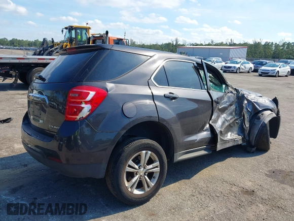 2016 Chevrolet Equinox LS with VIN 2GNFLEEK8G6255884, listed as a IAAI auction lot 40930513 with Not Provided miles and . Bid and sale history available at DreamBid. Image 4.