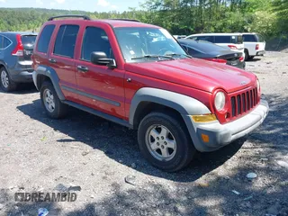 2006 Jeep Liberty Sport with VIN 1J4GL48K36W109720, listed as a IAAI auction lot 42125371 with 164,315 mi miles and . Bid and sale history available at carsss.com. Image 1.