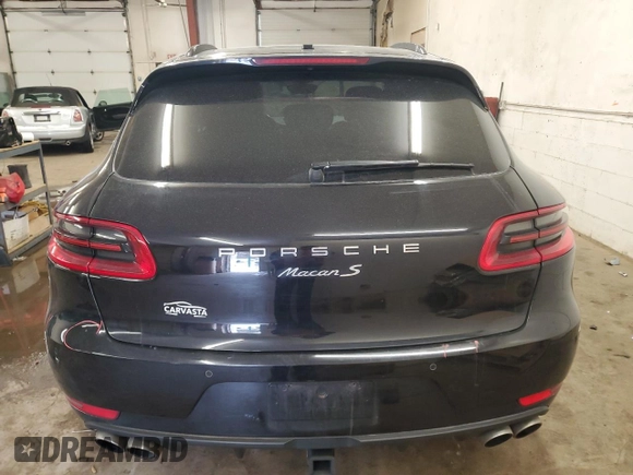 2017 Porsche Macan S with VIN WP1AB2A5XHLB20949, listed as a Copart auction lot 44202975 with 107,597 mi miles and Salvage Title. Bid and sale history available at DreamBid. Image 6.