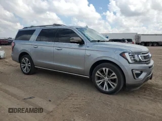 2020 Ford Expedition Max King Ranch with VIN 1FMJK1PT6LEA92254, listed as a Copart auction lot 68925444 with 76,506 mi miles and Clean Title. Bid and sale history available at DreamBid. Image 4.