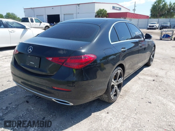 2023 Mercedes-Benz C 300 with VIN W1KAF4GB3PR134336, listed as a IAAI auction lot 42011045 with 13,460 mi miles and . Bid and sale history available at DreamBid. Image 4.