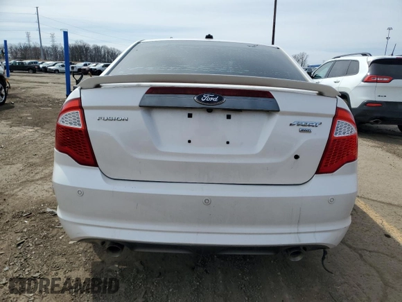 2012 Ford Fusion SPORT with VIN 3FAHP0DC5CR252226, listed as a Copart auction lot 50059625 with 136,633 mi miles and Clean Title. Bid and sale history available at carsss.com. Image 6.
