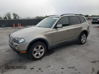 2008 BMW X3 3.0si with VIN WBXPC93448WJ13650, listed as a Copart auction lot 51153845 with 184,311 mi miles and Salvage title. Bid and sale history available at DreamBid. Image 1.