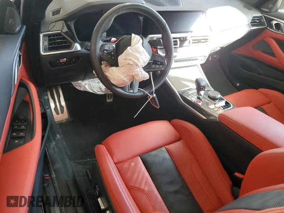 2022 BMW M4 Competition xDrive with VIN WBS33BA07NCJ88013, listed as a Copart auction lot 39520374 with 12,849 mi miles. Bid and sale history available at carsss.com. Image 8.