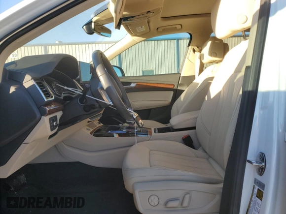 2022 Audi Q5 Premium with VIN WA1ABAFY4N2125090, listed as a Copart auction lot 81698654 with 20,388 mi miles and Salvage title. Bid and sale history available at DreamBid. Image 7.