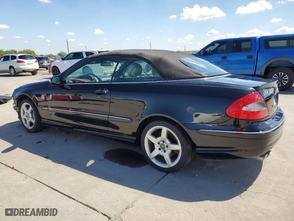 2006 Mercedes-Benz CLK-Class 5.0L with VIN WDBTK75G96T072729, listed as a Copart auction lot 68490514 with 0 mi miles and Clean Title. Bid and sale history available at carsss.com. Image 2.