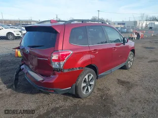 2018 Subaru Forester Limited with VIN JF2SJARC3JH485540, listed as a IAAI auction lot 41304335 with 40,496 mi miles. Bid and sale history available at carsss.com. Image 4.