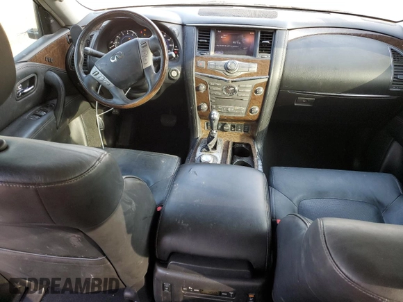 2016 Infiniti QX80 with VIN JN8AZ2NE4G9126706, listed as a Copart auction lot 48589555 with 151,940 mi miles and Salvage Title. Bid and sale history available at DreamBid. Image 8.