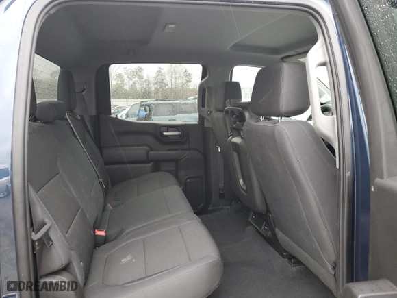 2019 Chevrolet Silverado 1500 Custom Trail Boss with VIN 3GCPYCEF1KG134620, listed as a Copart auction lot 81523704 with 46,661 mi miles and Salvage Title. Bid and sale history available at carsss.com. Image 10.