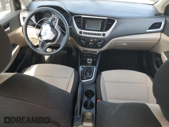 2022 Hyundai Accent SE with VIN 3KPC24A61NE182565, listed as a Copart auction lot 53781655 with Not Provided miles and Salvage Title. Bid and sale history available at DreamBid. Image 8.