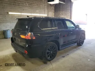 2019 Lexus LX with VIN JTJHY7AX0K4292290, listed as a Copart auction lot 53804435 with 29,171 mi miles and Salvage Title. Bid and sale history available at carsss.com. Image 3.