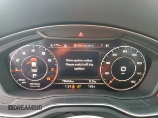 2019 Audi A4 Premium Plus with VIN WAUENAF45KN001851, listed as a Copart auction lot 61683595 with 79,444 mi miles and Salvage title. Bid and sale history available at DreamBid. Image 9.