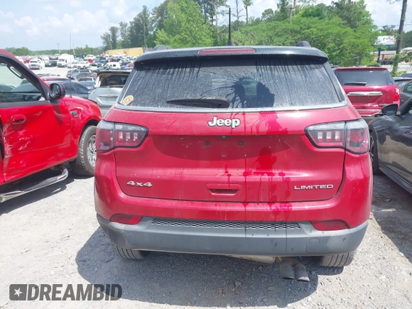 2018 Jeep Compass Limited with VIN 3C4NJDCB6JT254453, listed as a IAAI auction lot 42155892 with 939,333 mi miles and . Bid and sale history available at DreamBid. Image 16.