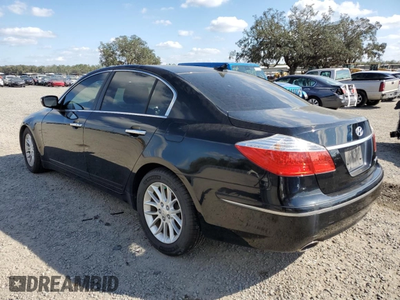 2009 Hyundai Genesis with VIN KMHGC46E09U061317, listed as a Copart auction lot 51683015 with 89,749 mi miles and Non Repairable. Bid and sale history available at DreamBid. Image 2.
