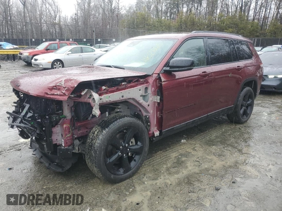 2021 Jeep Grand Cherokee Altitude z VIN 1C4RJKAG0M8161855, wystawiony jako Copart lot #44162645 z przebiegiem 56 287 mil mil oraz Szkoda całkowita • Salvage title. Historia ofert i sprzedaży dostępna na DreamBid. Obrazek 1.