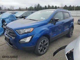 2020 Ford EcoSport SES with VIN MAJ6S3JL1LC312562, listed as a Copart auction lot 50975225 with 47,621 mi miles and Non Repairable. Bid and sale history available at carsss.com. Image 1.