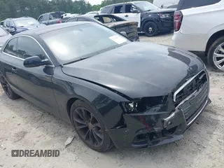 2013 Audi A5 Premium Plus with VIN WAULFAFR6DA006082, listed as a IAAI auction lot 42270377 with 130,712 mi miles and . Bid and sale history available at DreamBid. Image 1.