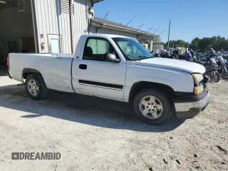 2005 Chevrolet Silverado 1500 Work Truck with VIN 1GCEC14Z05Z150138, listed as a Copart auction lot 70195914 with Not Provided miles and Salvage Title. Bid and sale history available at carsss.com. Image 4.