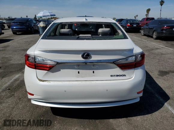 2018 Lexus ES 300h with VIN JTHBW1GG2J2185866, listed as a Copart auction lot 48435185 with 87,713 mi miles and Salvage title. Bid and sale history available at DreamBid. Image 6.