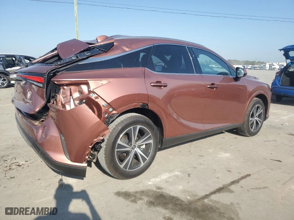 2024 Lexus RX with VIN JTJCHMAA4R2011490, listed as a Copart auction lot 74239834 with 4,093 mi miles and Salvage Title. Bid and sale history available at carsss.com. Image 3.