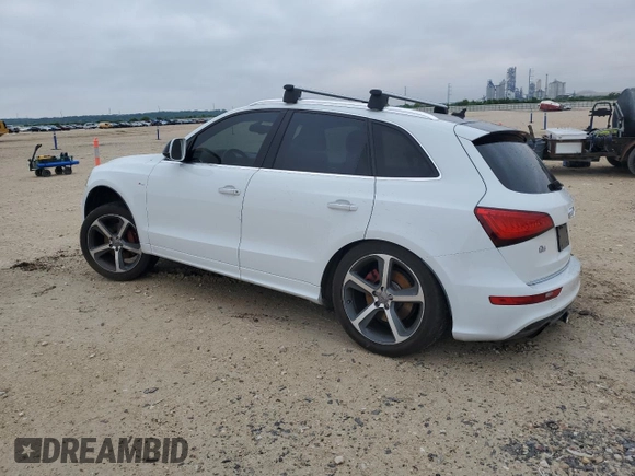 2015 Audi Q5 Premium Plus with VIN WA1DGAFP6FA090940, listed as a Copart auction lot 55791425 with 130,738 mi miles and Salvage title. Bid and sale history available at DreamBid. Image 2.
