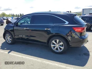 2014 Acura MDX Advance with VIN 5FRYD4H83EB032053, listed as a Copart auction lot 56803255 with Not provided miles and Salvage title. Bid and sale history available at DreamBid. Image 2.