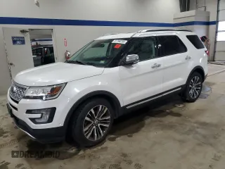 2017 Ford Explorer Platinum z VIN 1FM5K8HT4HGC64303, wystawiony jako Copart lot #51768705 z przebiegiem 96 496 mil mil oraz Szkoda całkowita • Salvage title. Historia ofert i sprzedaży dostępna na DreamBid. Obrazek 1.
