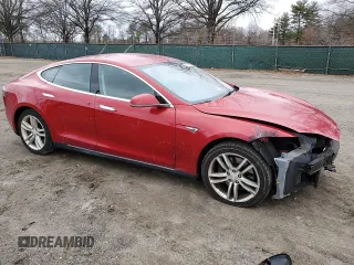 2014 Tesla Model S 60 with VIN 5YJSA1S14EFP51077, listed as a Copart auction lot 47918905 with 167,594 mi miles and Salvage title. Bid and sale history available at DreamBid. Image 4.