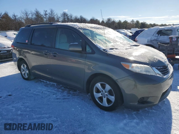2012 Toyota Sienna LE AAS with VIN 5TDKK3DC2CS218077, listed as a Copart auction lot 88849855 with 208,853 mi miles and Clean Title. Bid and sale history available at carsss.com. Image 4.