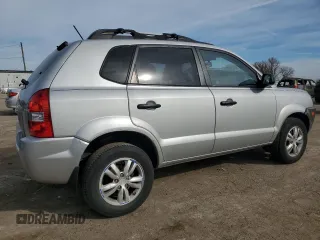 2009 Hyundai Tucson GLS with VIN KM8JM12B79U012399, listed as a Copart auction lot 77663414 with 164,615 mi miles and Salvage Title. Bid and sale history available at carsss.com. Image 3.